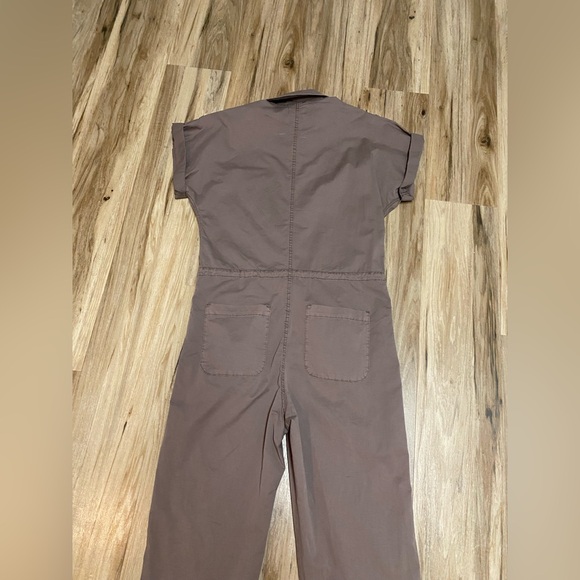PISTOLA JORDAN UTILITY JUMPSUIT ZIP TIE WAIST COCOA BROWN WOMENS SZ XS EUC - Picture 15 of 15